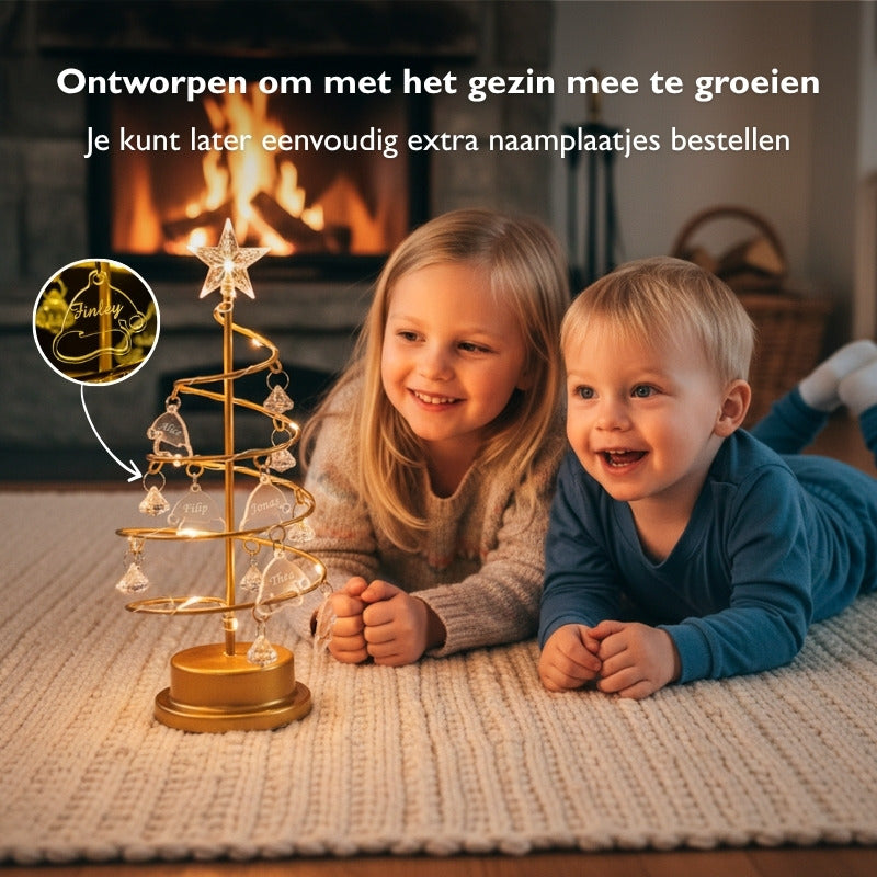 Familieboom | Gepersonaliseerde Kerstboomlamp