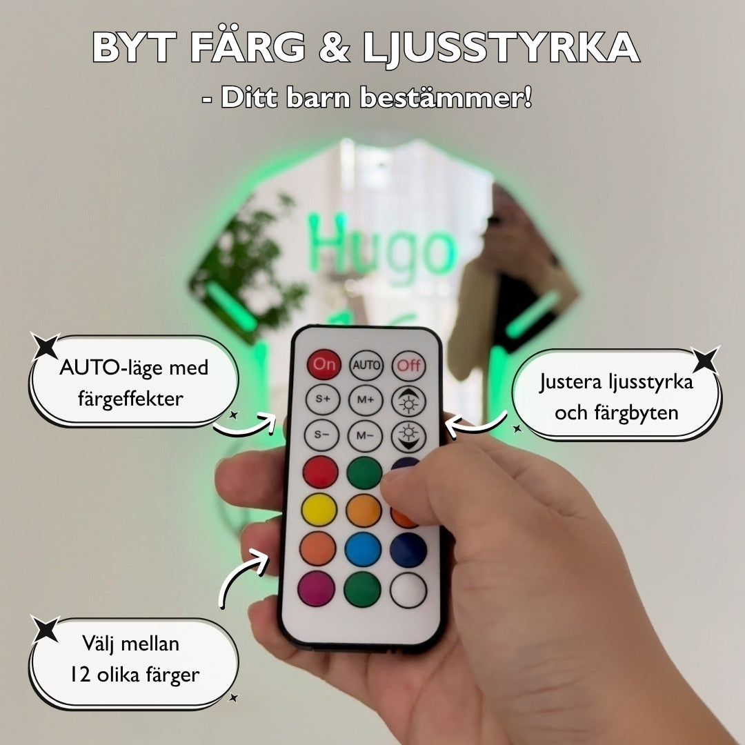 Basketspelare | Personlig LED-Spegel