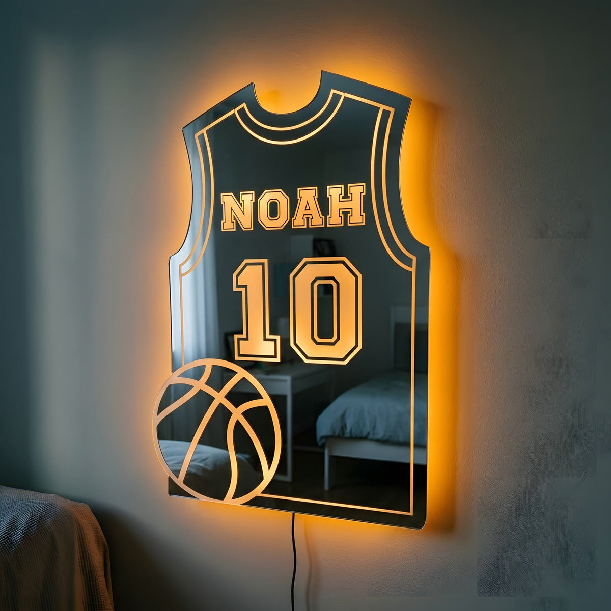 Basketballer | Persoonlijke LED-Spiegel